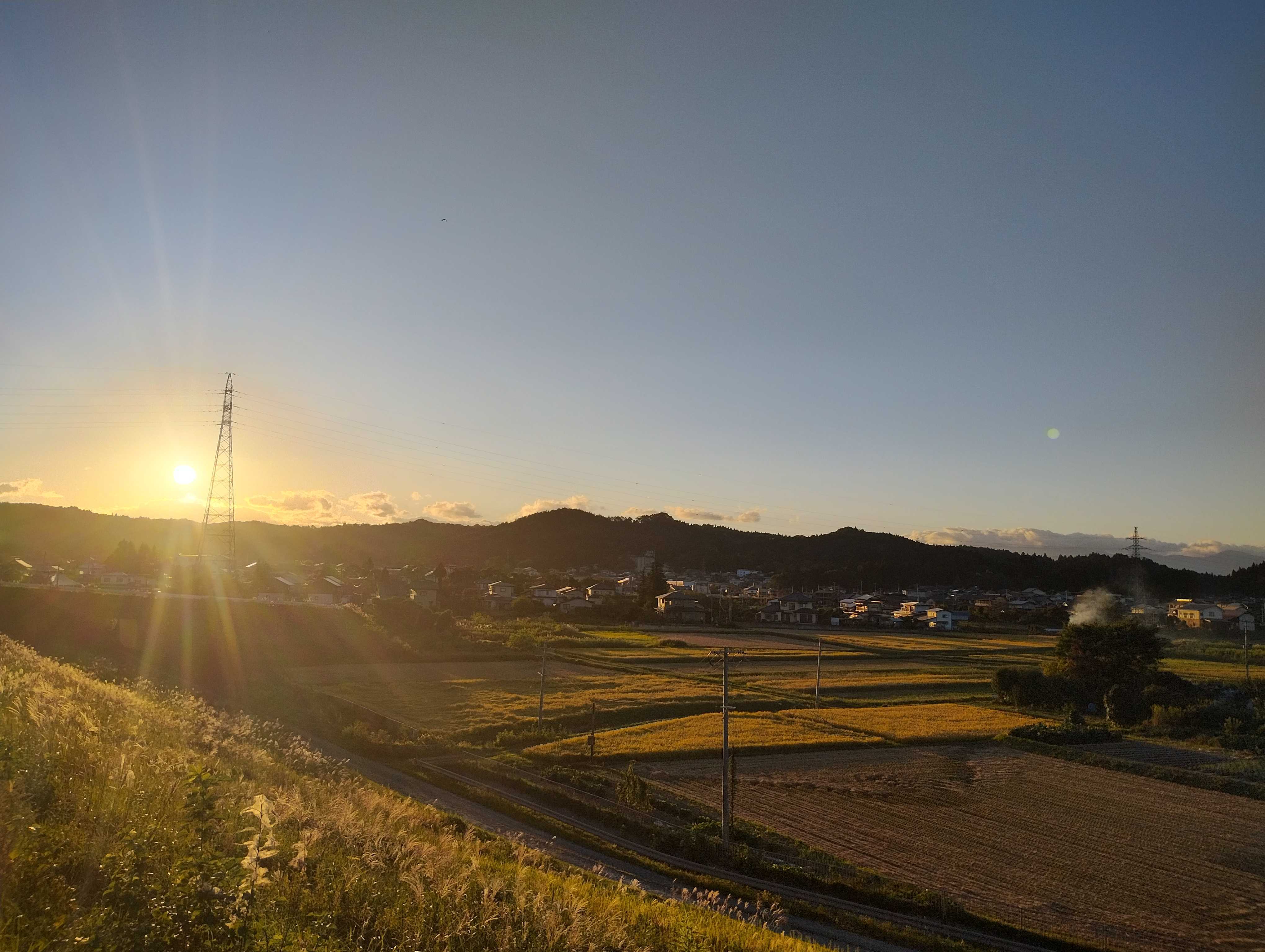 平泉の農村風景